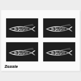 Evolution - Sushi Rectangular Sticker
