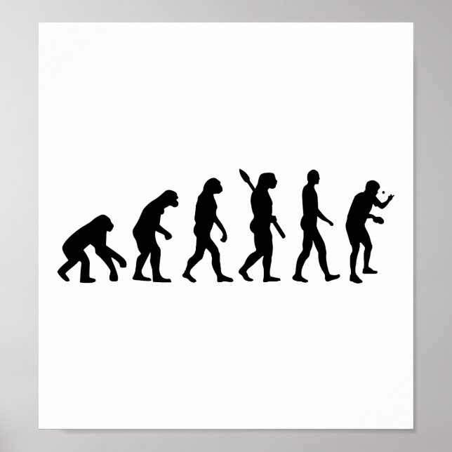 Evolution Table tennis Poster (Front)