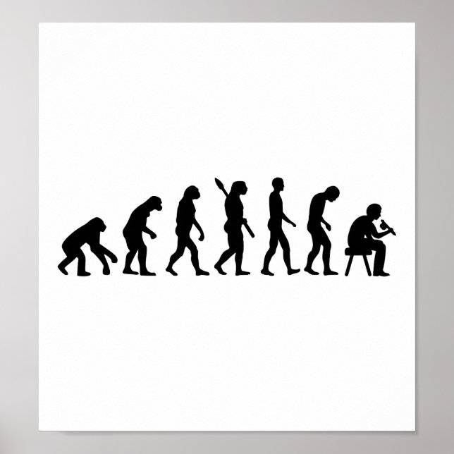 Evolution Tattoo artist Poster (Front)