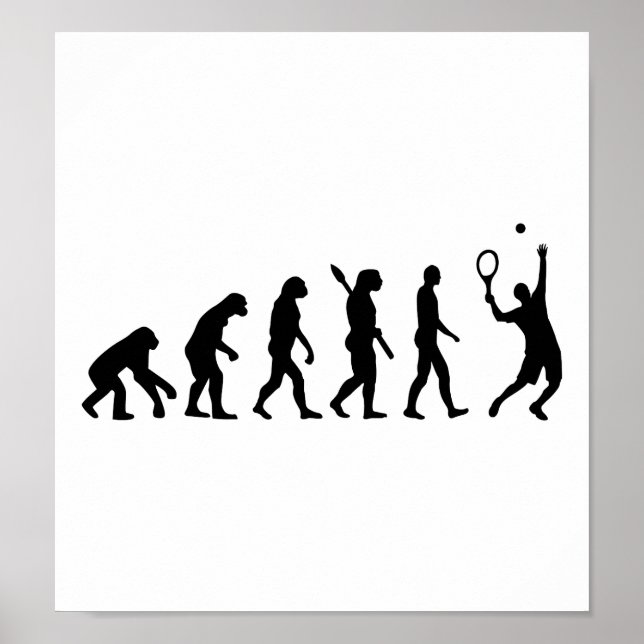 Evolution Tennis player Poster (Front)