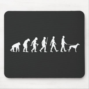 Evolution to Greyhound Owner Mouse Mat