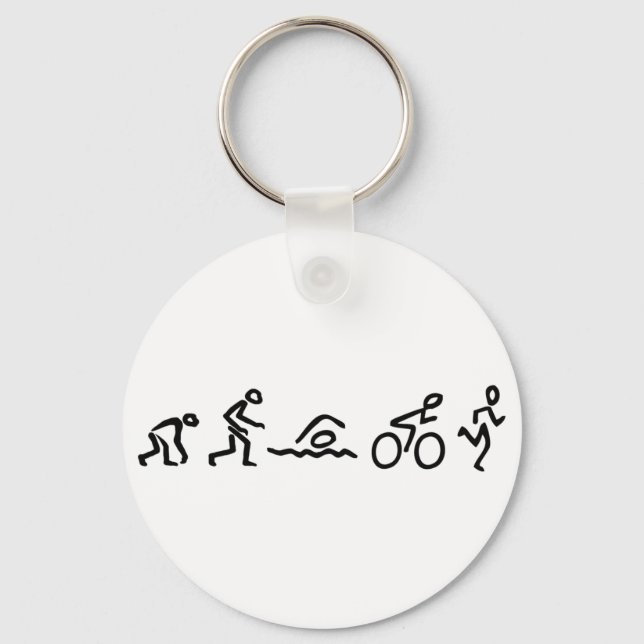 Evolution Tri Key Ring (Front)