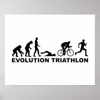 Evolution triathlon poster