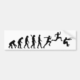 Evolution triple jump bumper sticker