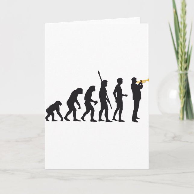 evolution trumpet player card (Front)