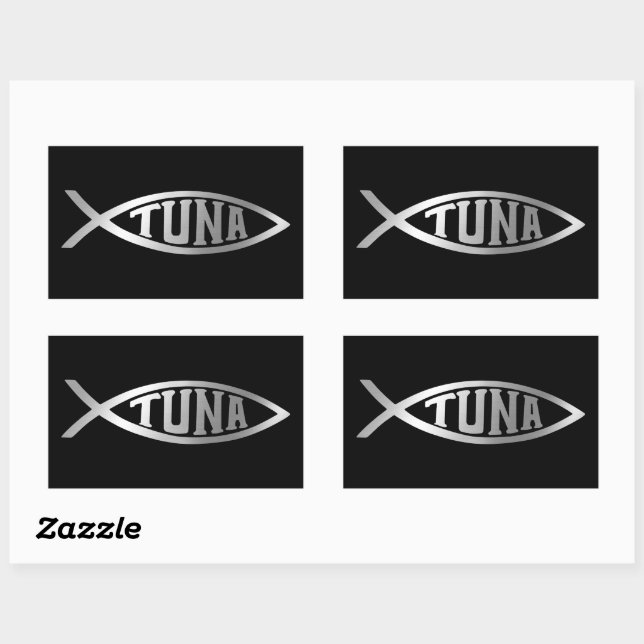 Evolution - Tuna Rectangular Sticker (Sheet)