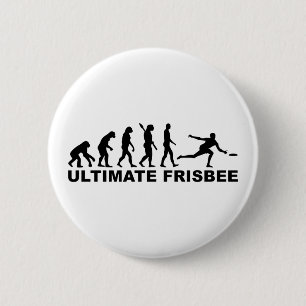 Evolution Ultimate Frisbee 6 Cm Round Badge