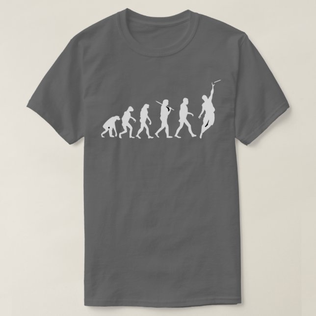 Evolution Ultimate Frisbee Funny T-Shirt (Design Front)