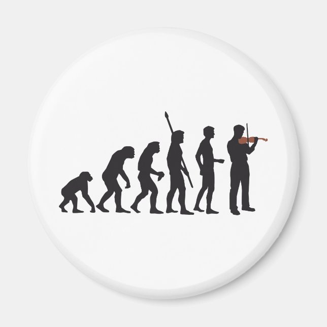 evolution violin magnet (Front)