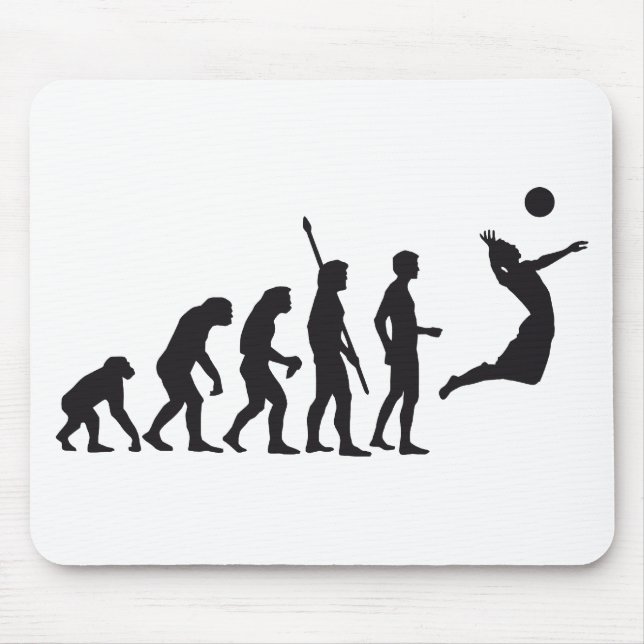 evolution volleyball mouse mat (Front)