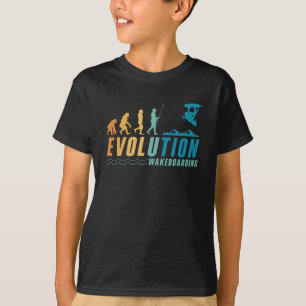 Evolution Wakeboard Wakeboarder Wake Wakeboarding T-Shirt