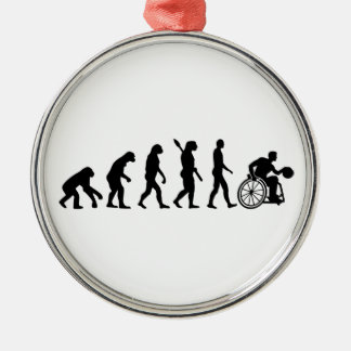 Evolution wheelchair basketball metal tree decoration