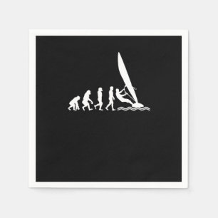 Evolution Windsurf Water Sports Sailing Sailboardi Napkin