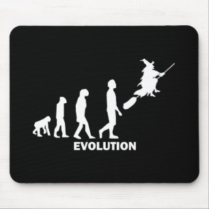 evolution witch mouse mat