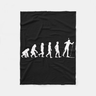 Evolution Women's Biathletes Biathlon Sports  Fleece Blanket