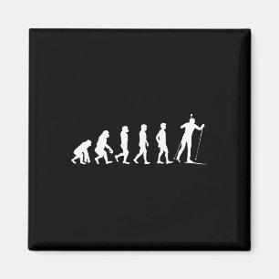 Evolution Women's Biathletes Biathlon Sports Magnet