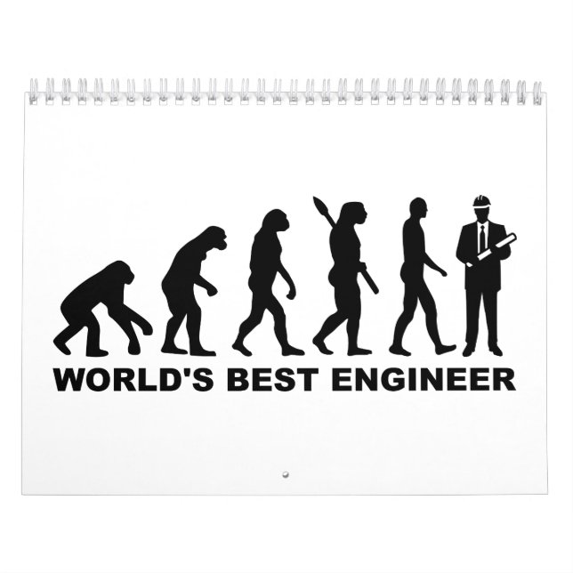 Evolution World's Best Engineer Calendar (Cover)