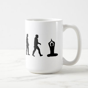 evolution yoga coffee mug