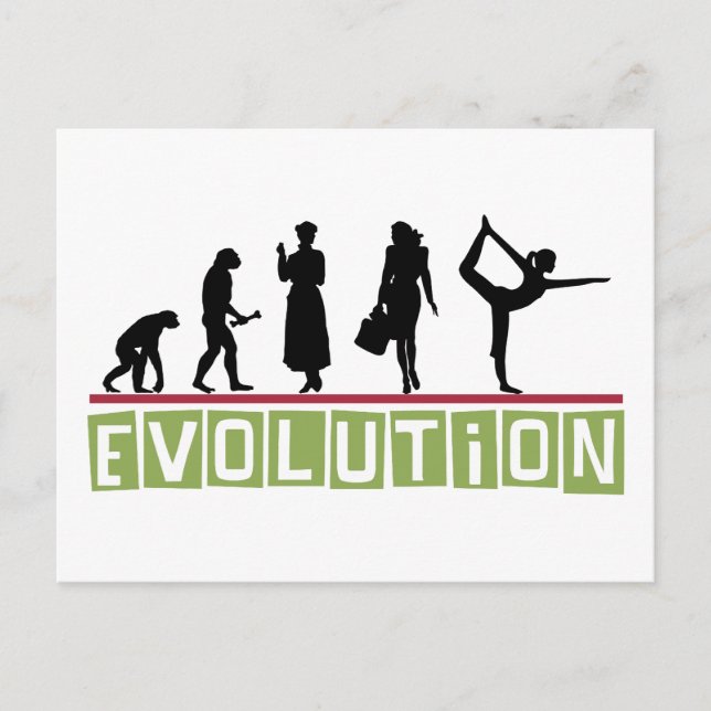 Evolution Yoga Gift Postcard (Front)
