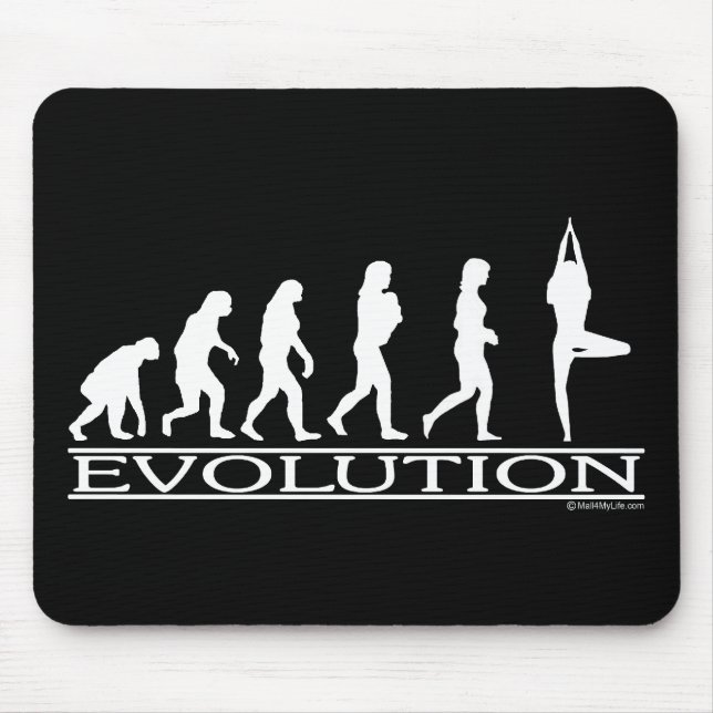 Evolution - Yoga Mouse Mat (Front)