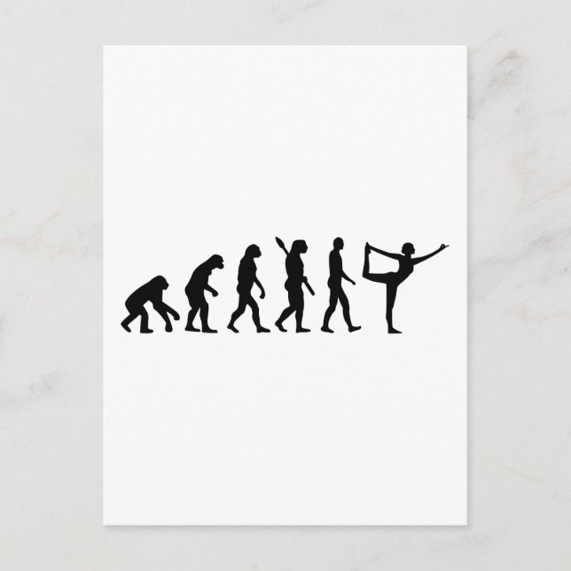 Evolution Yoga Postcard (Front)