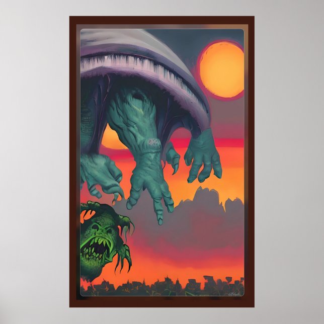 Evolutionary Evaluation of the Ceremonial Savage Poster (Front)