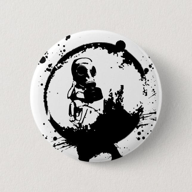 "Evolve" 6 Cm Round Badge (Front)