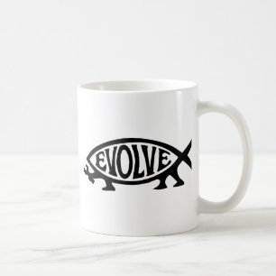 Evolve Fish Coffee Mug