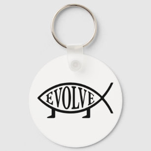 Evolve Fish Key Ring
