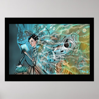 Evolve Illustration Print by Chris Jay