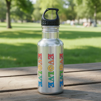 Evolve Peace Sign 532 Ml Water Bottle