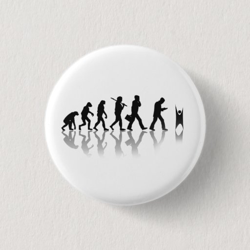 Image of Evolved Humanist 3 Cm Round Badge