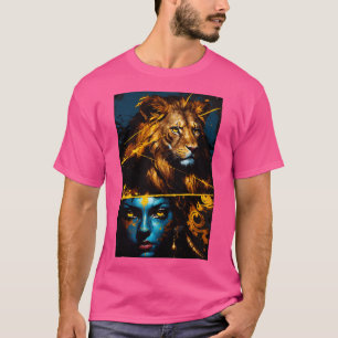 Evolved Lion Shari with old world Lion T-Shirt