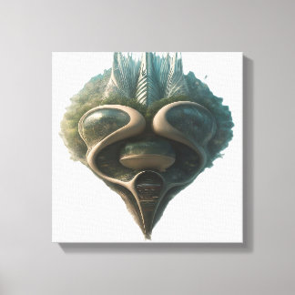 Evolving Metropolis: Where Past Meets Future Canvas Print