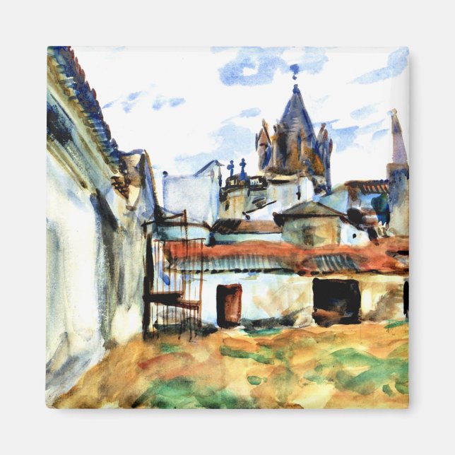 Evora, Portugal - Fine art painting Magnet (Front)