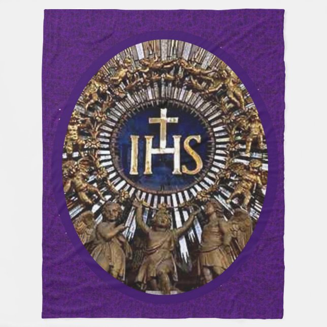 evotions to Jesus Christ Fleece BlanketD Blanket (Front)