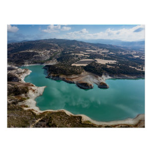 Evretou Resevoir, Paphos, Cyprus Poster