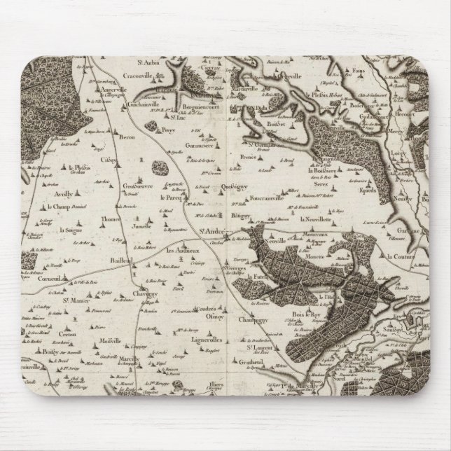 Evreux, Dreux Mouse Mat (Front)