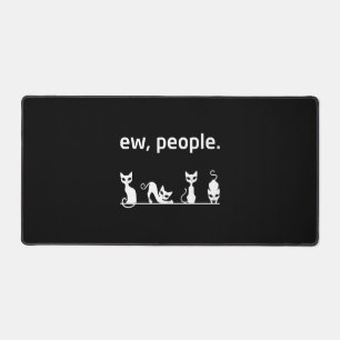 Ew People Cat Desk Mat