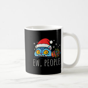 Ew People Christmas Funny Tiger Sarcastic Humor In Coffee Mug