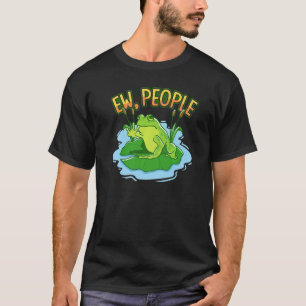 Ew People Frog On Lily Pad Water T-Shirt