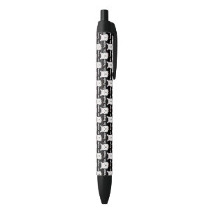 Ew People Funny Llama Alpaca Lover Sarcastic Black Ink Pen