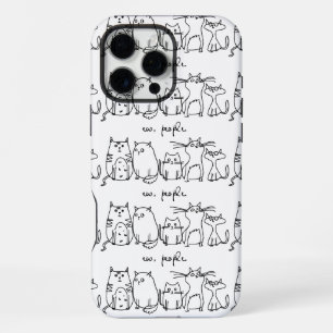 Ew, People Funny Meowy Cat Lovers iPhone 16 Pro Max Case