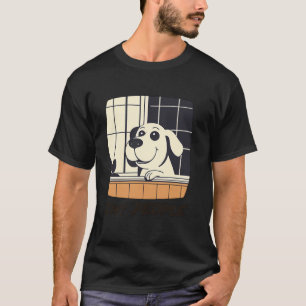 Ew! People - Funny Sarcastic Introvert Cute Dog Lo T-Shirt