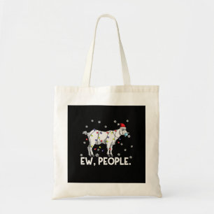 Ew People Goat Gift Santa Funny Goat Xmas Gift Tote Bag