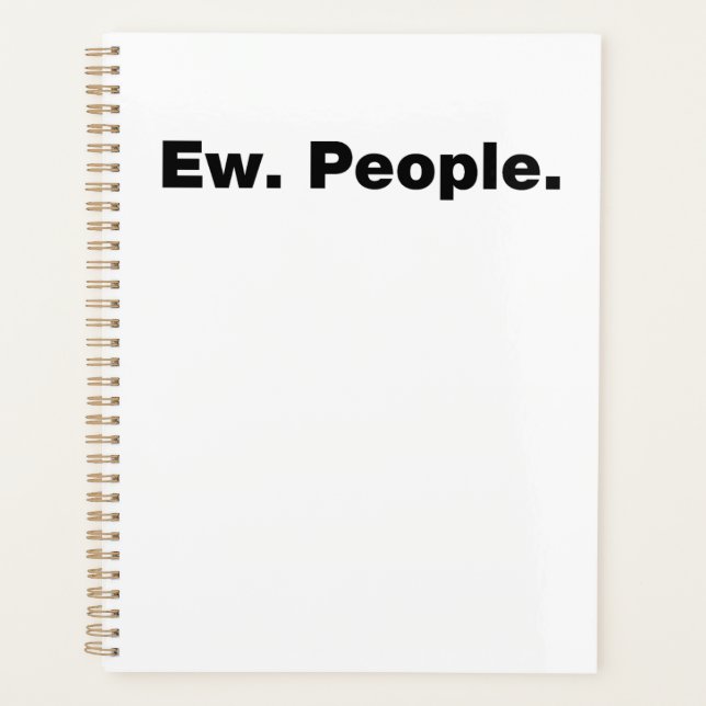 Ew. People. Planner (Front)