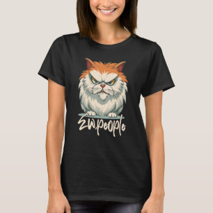 Ew People Retro Cat  Vintage  Cat T-Shirt