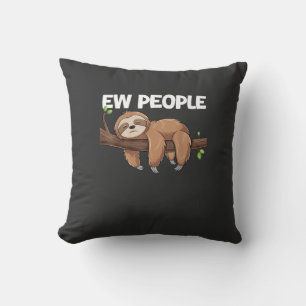 Ew People Sloth T-Shirt Cushion