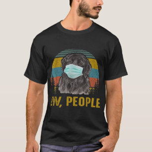 Ew People Vintage Retro Newfoundland Dog Gift T-Shirt