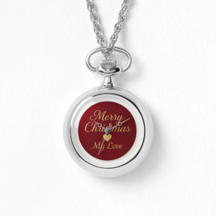 eWatch -Romantic Christmas Necklace Watch